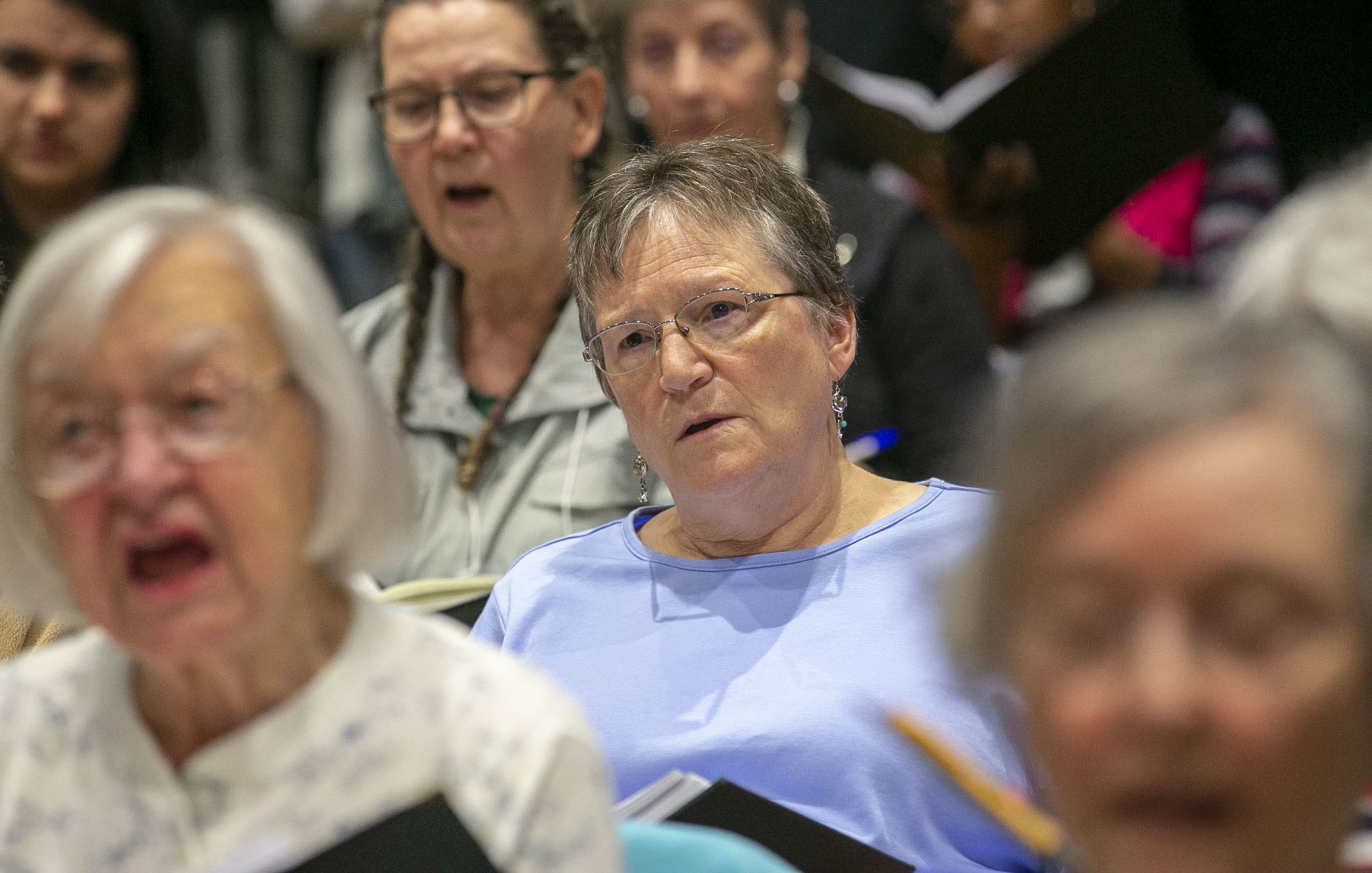 Choral Society of Greensboro rehearses "Messiah"